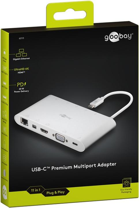 Immagine prodotto Goobay USB-C Multiport-Adapter (USB-C, 11 porte)