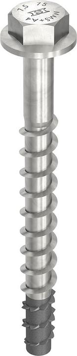Immagine prodotto Heco Viti per calcestruzzo a testa esagonale con flangia Multi-Monti 12x105 mm A4 (25 Viti per pezzo)