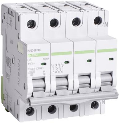 Noark Electric LS-Schalter C 3P+N 6kA 6A