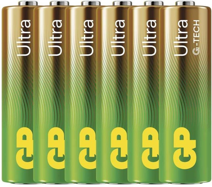 Actual product image GP Batteries GP alkaline battery ULTRA AA (LR6)- 6ks (6 pcs., AA)