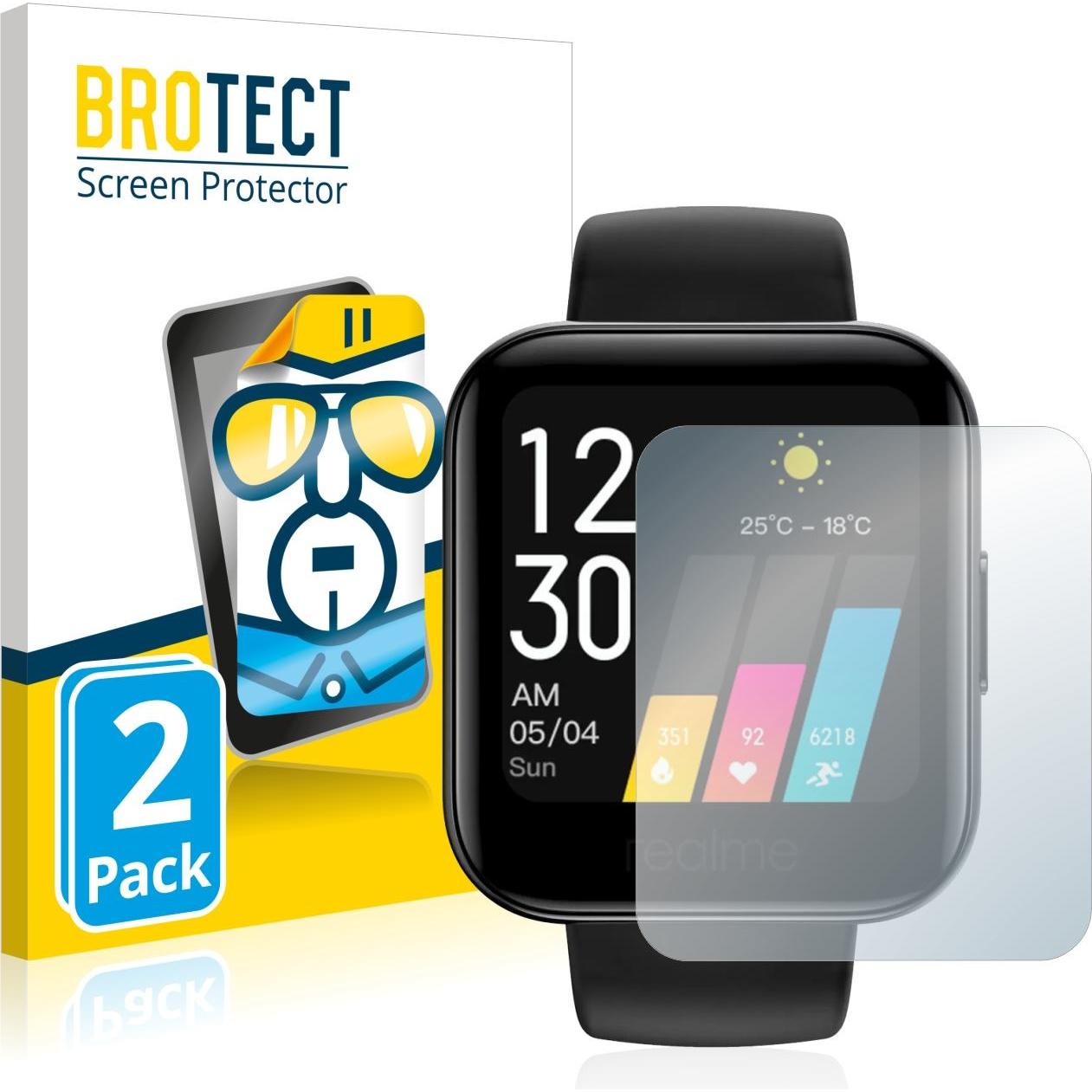 Thumbnail - BROTECT Schutzfolie Displayschutz Klar, Smartwatch Schutzfolie, Transparent