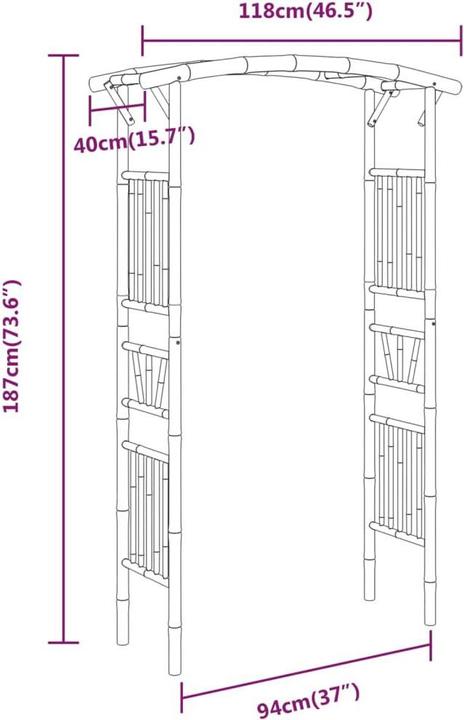 Actual product image vidaXL Nereus (118 cm, 118 cm)