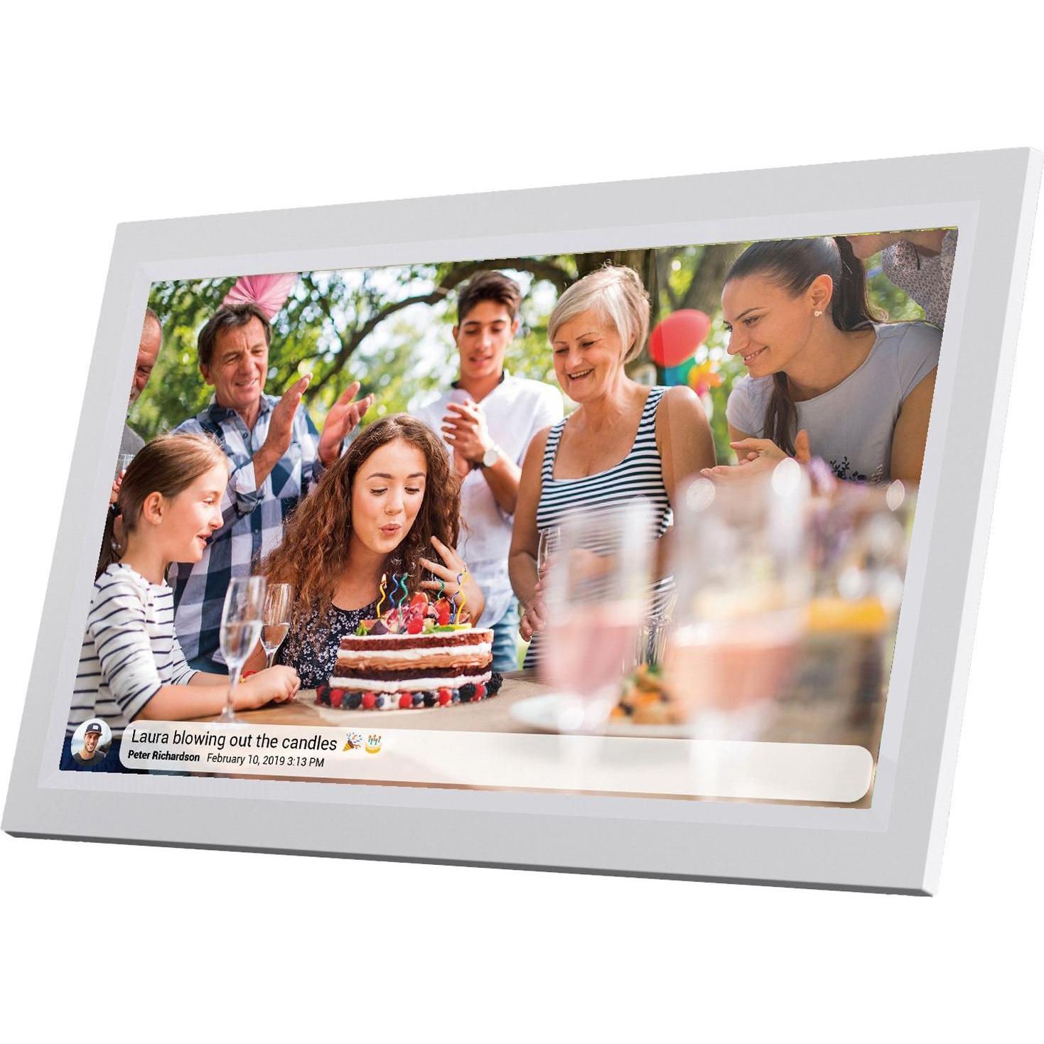 Denver PFF-1503W (15.60", 1920 x 1080 pixel), Cornice digitale, Bianco