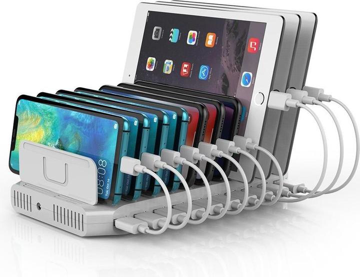 Actual product image Unitek Smart Charging Station (Docking port (proprietary), 10 Ports)