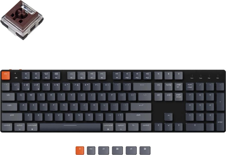 Productafbeelding Keychron Key K5 SE (NL, Draadloze, Bedraad)
