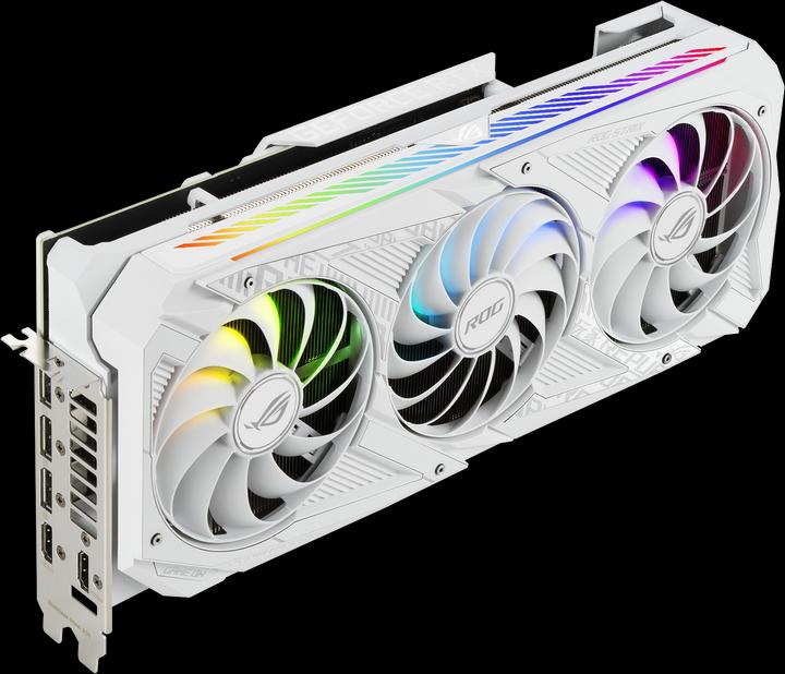 Produktbild ASUS GeForce ROG STRIX RTX 3080 O10G V2 WHITE (10 GB)