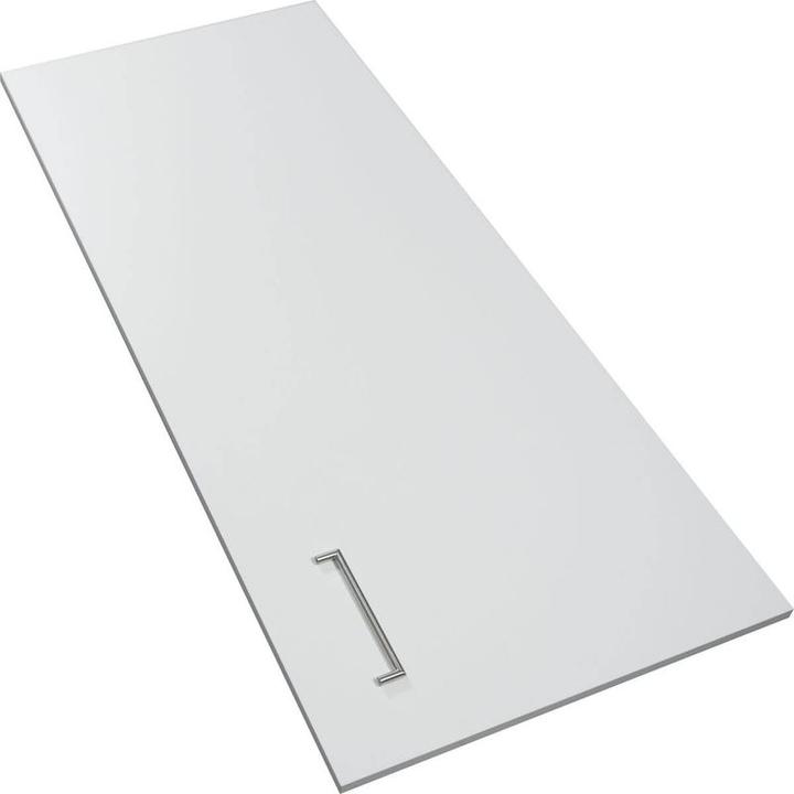 Fors 1 Tür-Holzfront weiss mit 1 Edelstahl-Türgriff 10/6 WFR10-6W M Weiss