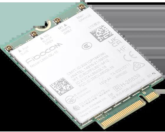 Actual product image Lenovo ThinkPad Fibocom FM350-GL 5G Sub-6 GHz M.2 WWAN Module for X1 Yoga Gen 8 (M.2 Key B)