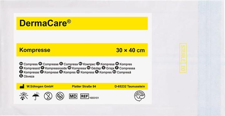 Actual product image Söhngen DermaCare compress, 30x40cm, single, sterile