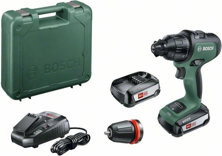Produktbild Bosch Home & Garden Advanced Impact 18 Schlagbohrmaschine Set (mit 2 Akkus) (Akkubetrieb)