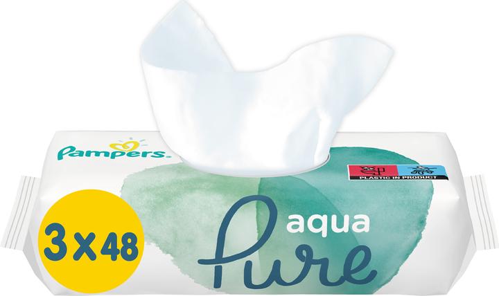 Actual product image Pampers Aqua Pure (144 pcs.)