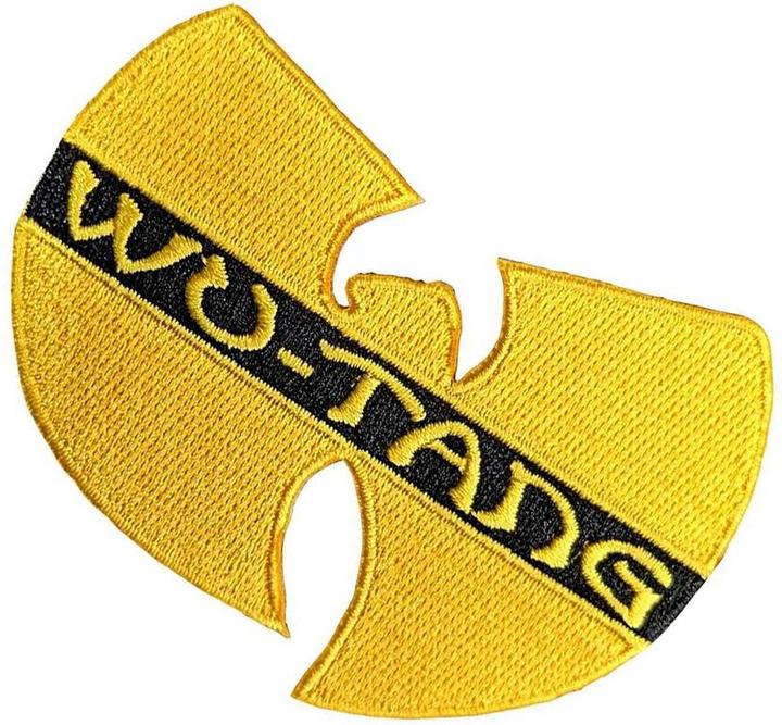 Actual product image Wu Tang Clan Woven Logo Iron On Patch (1 x)