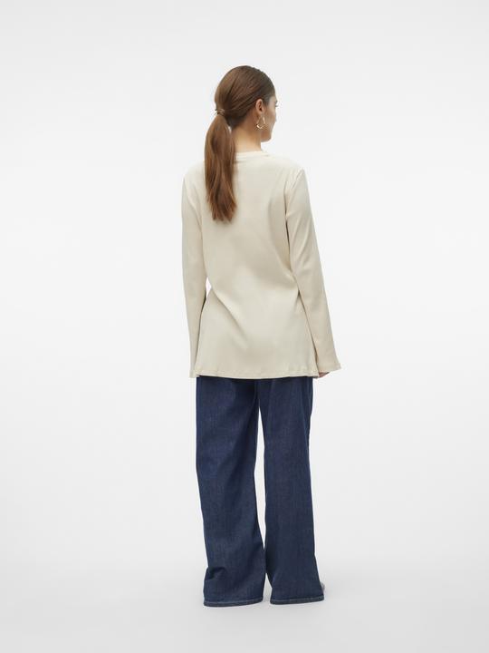 Actual product image Mamalicious Round neck tunic blouse (M)