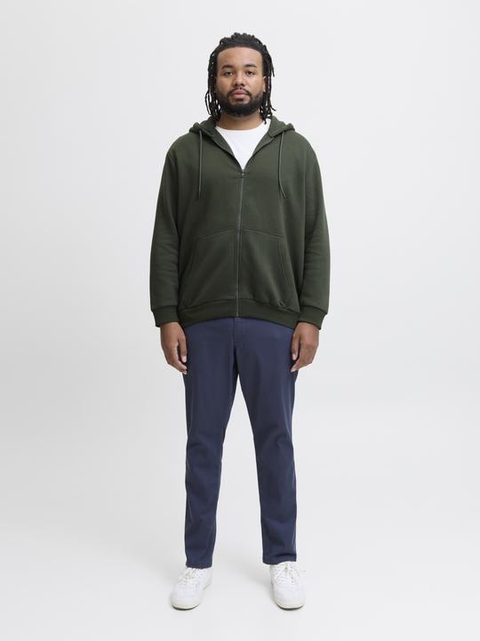 Produktbild Jack & Jones Jjebradley Sweat Zip Hood Noos Pls (4XL)