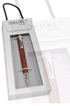 Produktbild Online MINI WOOD PEN Druckkugelschreiber (Schwarz, 3 x)