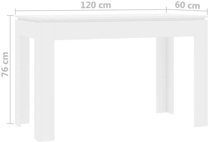 Actual product image vidaXL Lelah (120 x 60 x 76 cm)