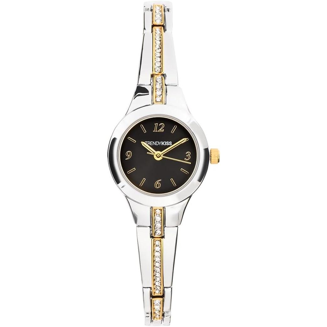 TrendyKiss, Orologio da polso, Dameshorloge analoog kwarts met metalen armband TM1018001 Goud Klassiek, Oro, (Orologio da polso analogico, 32 mm)