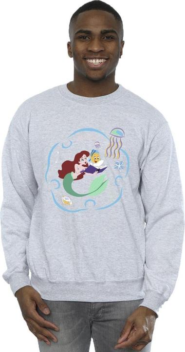 Produktbild Disney The Little Mermaid Reading A Book Sweatshirt (M)
