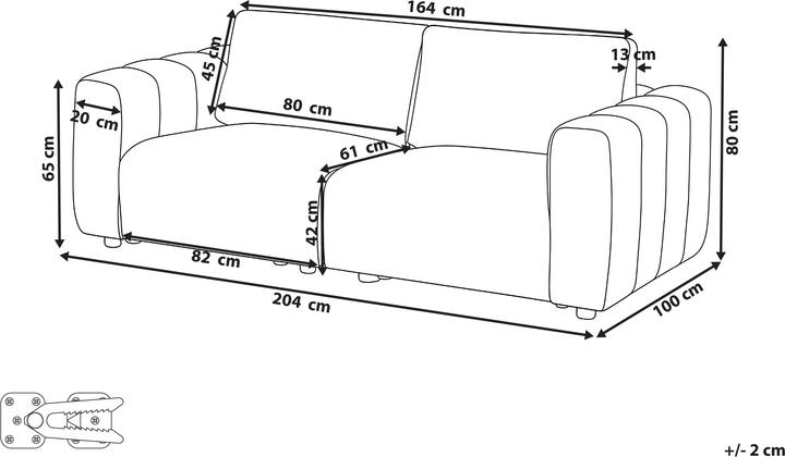 Actual product image Beliani Kivvik