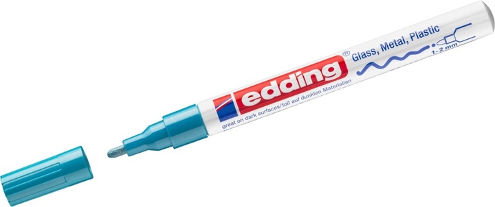 Produktbild Edding 751 Glanzlack-Marker (Blau, 2 mm, 10 x)