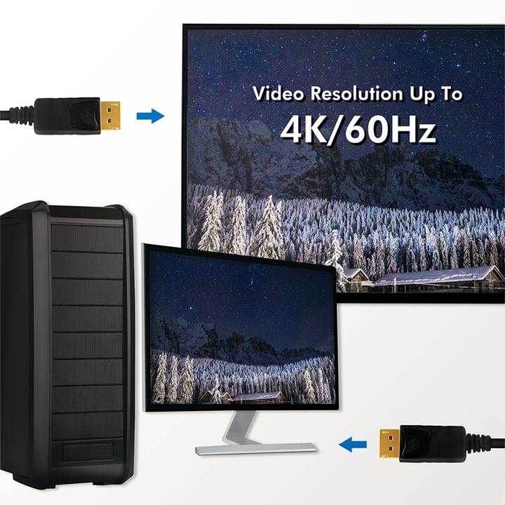 Actual product image LogiLink DisplayPort — DisplayPort (10 m, DisplayPort, 1.2)