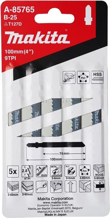 Image du produit Makita Lame de scie sauteuse B-25 A-85765 5