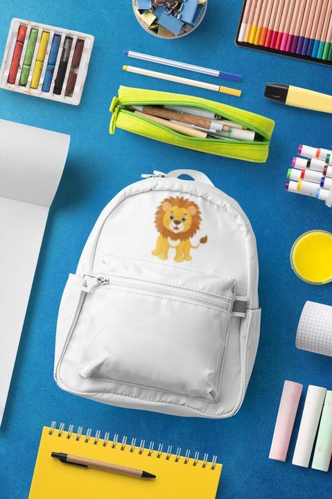 Produktbild Bügelbilder Schul & Freizeitsrucksack-Set Kleiner Comic Löwe (15 l)