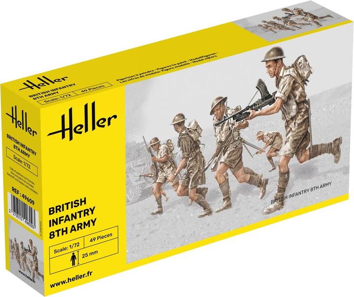 Actual product image Heller British Infantry 8th Army