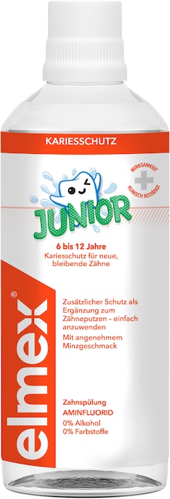 Elmex Junior 6-12 Jahre (400 ml, Mundspülung)