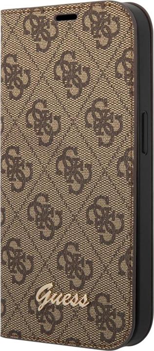 Immagine prodotto Guess GUBKP14XHG4SHW iPhone 14 Pro Max 6.7" brązowy/marrone libro 4G Vintage Gold Logo (Apple iPhone 14 Pro Max)