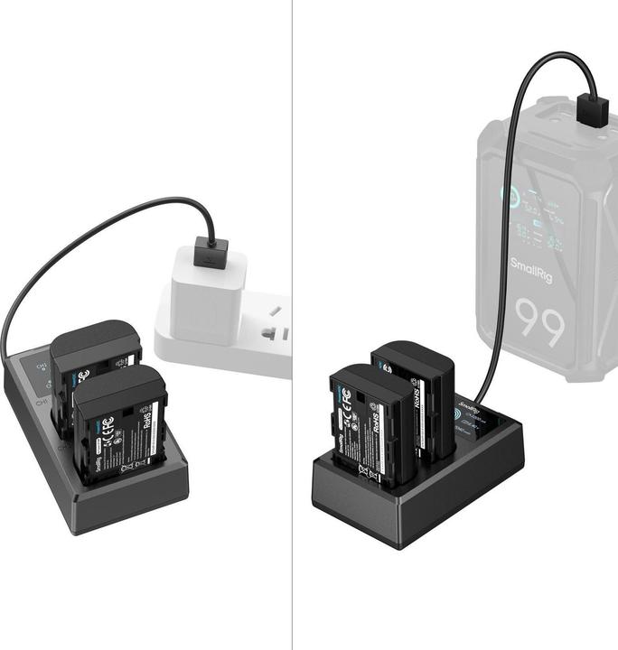 Produktbild SmallRig Digitalkamera-Akku LP-E6P mit Akku-Ladegerät, Akkutyp (Kamera Akku Ladegerät)