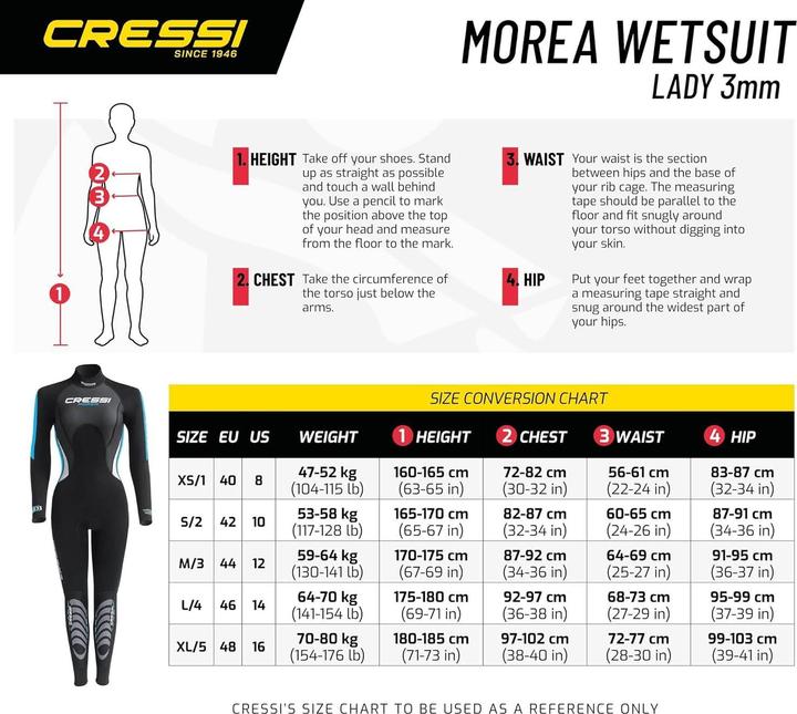Actual product image Cressi Morea (3 mm, XS)