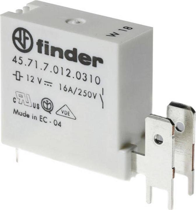 Image du produit Finder 45.71.7.006.0310 Relais pour circuit imprimé 6 V/DC 16 A 1 contact NO 50 pcs.