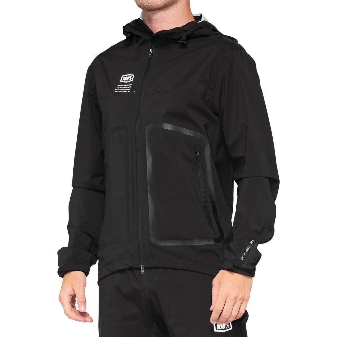 100%, Herren, Velojacke, Jacke Hydromatic (M), Schwarz, M
