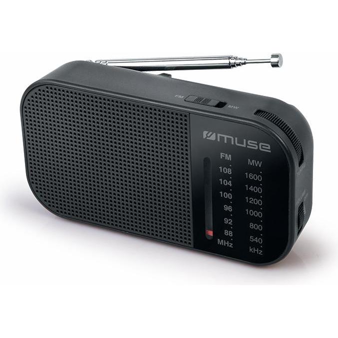 Muse M-025 R (MW, FM), Radio, Schwarz
