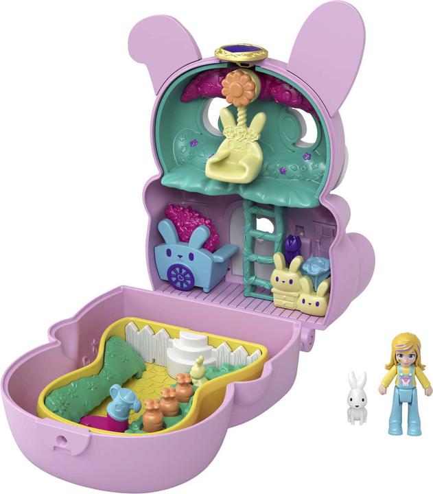 Image du produit Polly Pocket Coffret transformable Lapin - Mini Poupée - Dès 4 ans