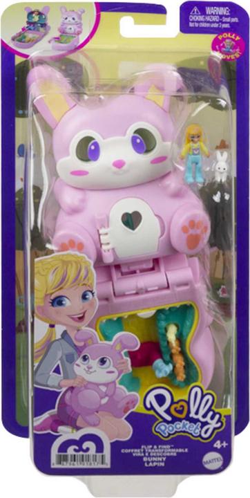 Image du produit Polly Pocket Coffret transformable Lapin - Mini Poupée - Dès 4 ans