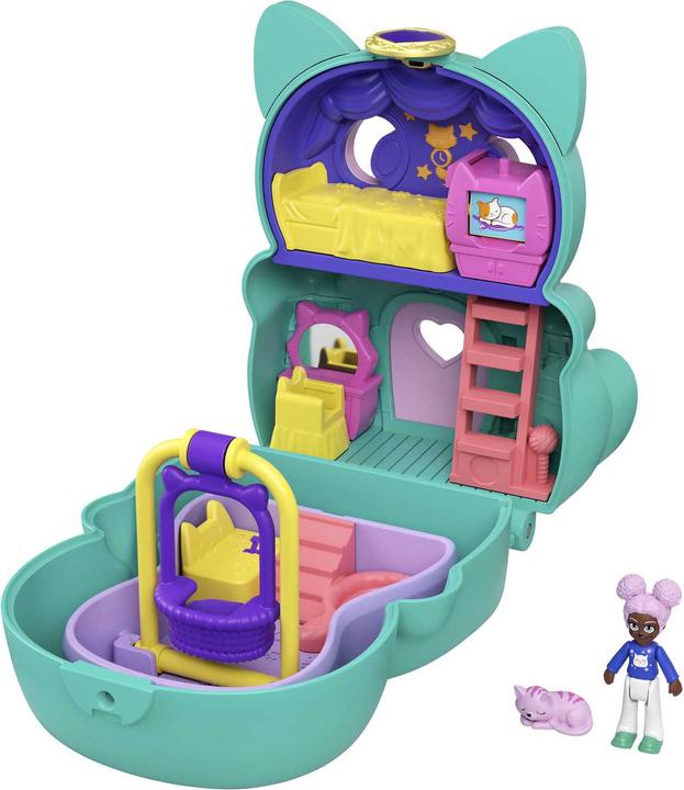 Actual product image Polly Pocket Flip & Find Cat