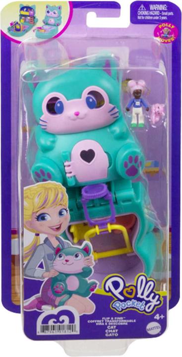 Actual product image Polly Pocket Flip & Find Cat
