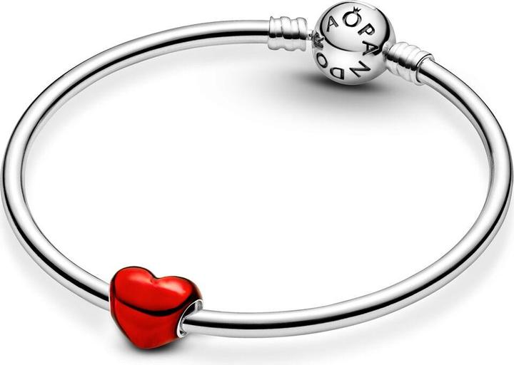 Immagine prodotto Pandora Ciondolo a cuore rosso metallizzato (Argento 925, Smalto)