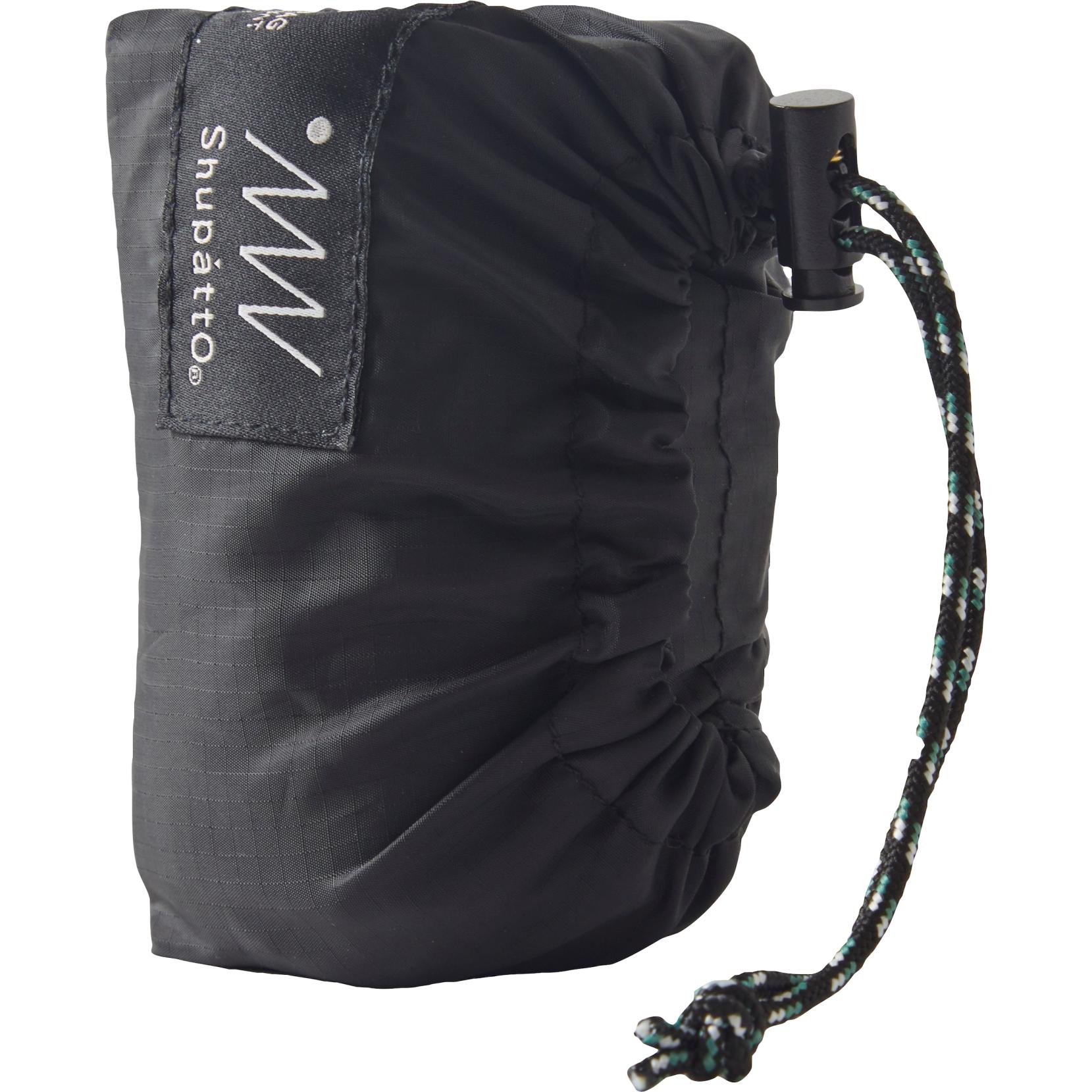 Thumbnail - Shupatto, Einkaufshilfe, Compact Packable Bag "Black" - Faltbare Tasche One-Pull (patentiert), Schwarz