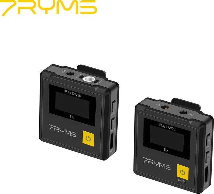 Produktbild 7Ryms 2.4G Dual-channel Wireless Microphone Black