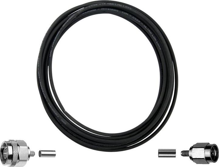 Productafbeelding Wittenberg Antennen 5 m antennekabel halogeenvrij SMA-stekker, N-stekker 103441 (Antennekabel)