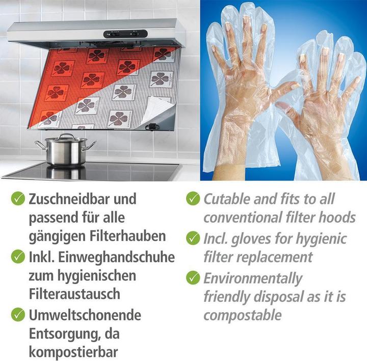 Actual product image Wenko Flat filter for cooker hood 57x47cm 2pieces