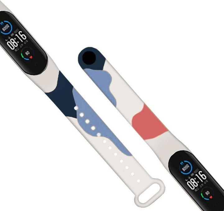 Image du produit Hurtel Bracelet Moro pour Xiaomi Mi Band 6 / Mi Band 5 Bracelet Silicone Montre Camo (10) (Silicone)