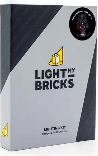 Actual product image Light my bricks LED light set for LEGO Star Wars Darth Vader helmet