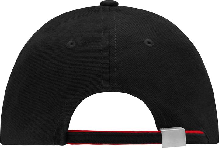 Actual product image Myrtle Beach 6 Panel Double Sandwich Peak Cap