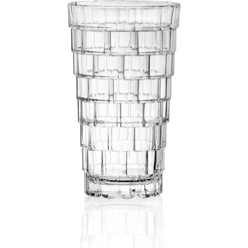 Rcr Set di 6 bicchieri Stack Hb Ø8,4 H14,1 cm, 39cl, Bicchieri, Bianco