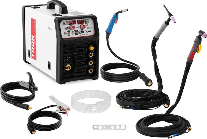 Stamos welbach 4in1 Kombi-Schweissgerät MIG/MAG WIG Plasma E-Hand IGBT 200 A Synergie