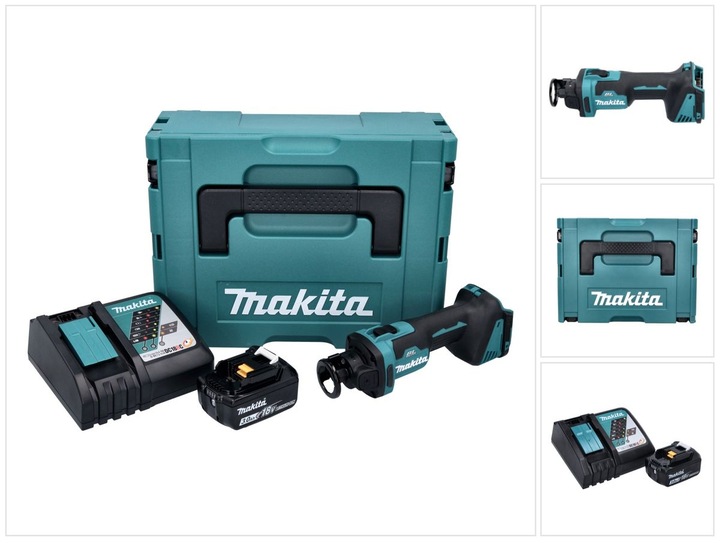 Actual product image Makita DCO 181 RF1J Battery Rotary Cutter 18 V 32000 rpm Brushless + 1x Battery 3.0 Ah + Charger
